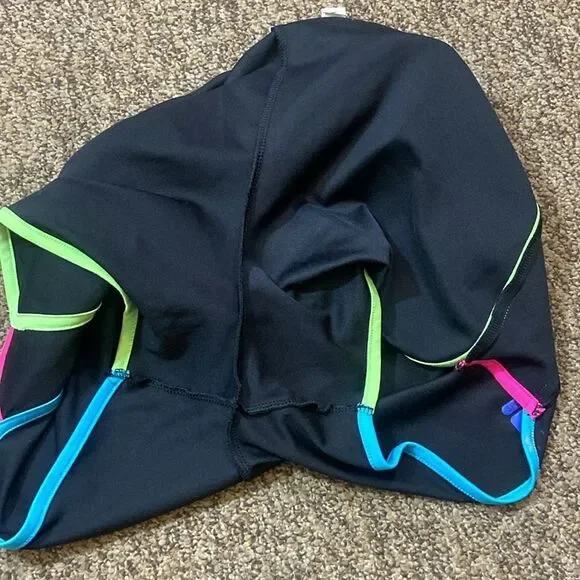 Fila Sport Black Athletic Shorts with Multicolor Trim Size L (14) - Picture 15 of 16